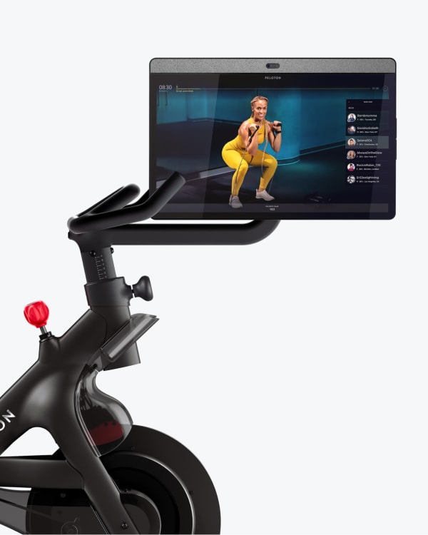 Peloton Bike+ screen