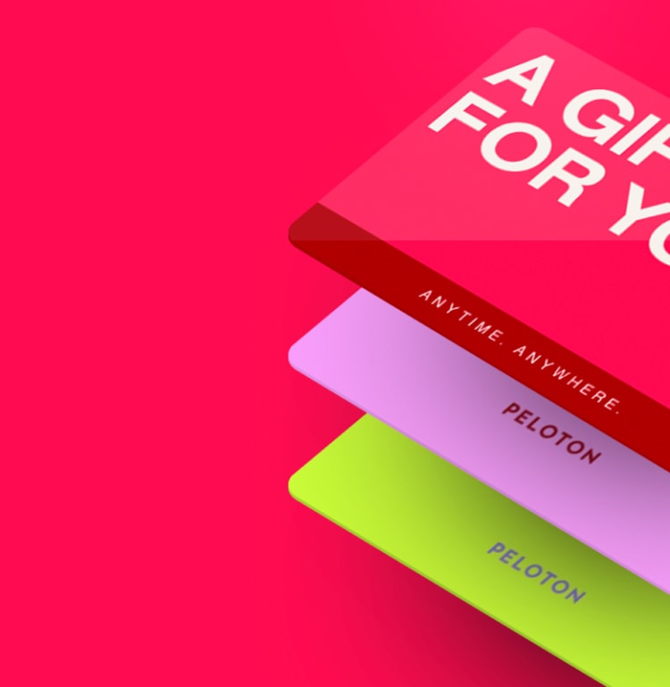 Peloton Gift Cards. Give the gift of Peloton for any occasion