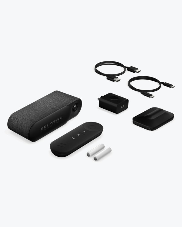 Peloton Guide and items included in the box